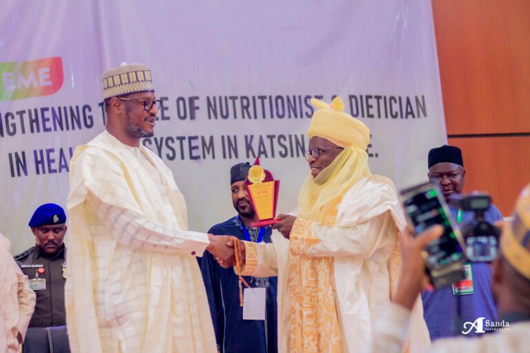 Kanwan Katsina Honoured for Advancing Nutrition Campaigns in Katsina
