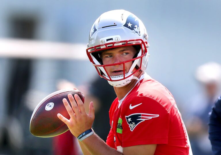 Drake Maye wants to bring energy, excitement to the practice field as Patriots training camp kicks off