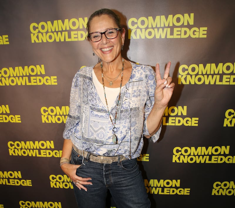 NEW YORK, NEW YORK - JULY 22: (EXCLUSIVE COVERAGE) Camryn Manheim poses at the opening night arrivals for Rosie 'O'Donnell's new one woman show "Rosie O'Donnell: Common Knowledge" at The Daryl Roth Theatre on July 22, 2026 in New York City.  (Photo by Bruce Glikas/WireImage)