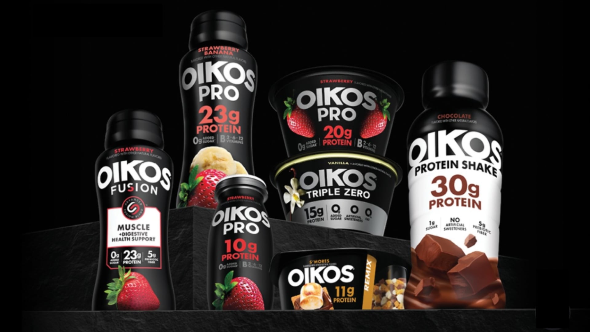 Oikos is Danone’s flagship brand of thick, protein-rich Greek yogurt and dairy products. Known for its focus on muscle support and active lifestyles, the lineup includes traditional Greek yogurt cups, high-protein lines (Oikos Pro/Triple Zero), ready-to-drink protein shakes, and Oikos Fusion, a yogurt drink formulated for GLP-1 weight-loss medication users.