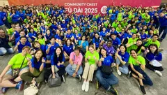 For the 12th year, StanChart partners with Heartwarmers Volunteer Group and Community Chest where over 600 colleagues packed and distributed festive bags for families in need.