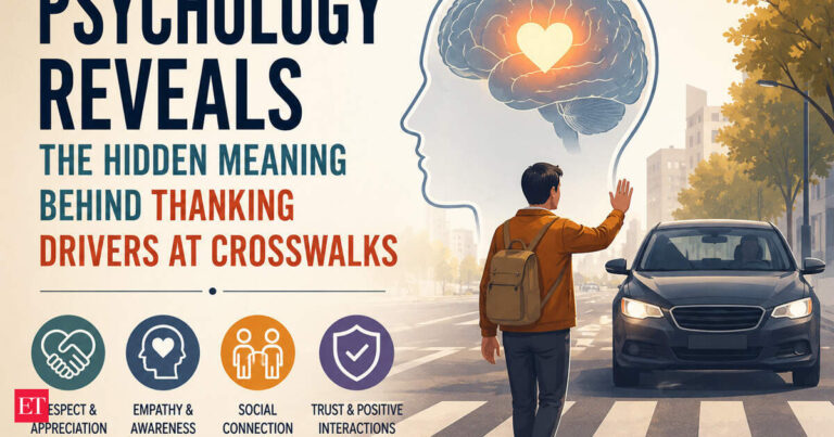 Psychology reveals the hidden meaning behind thanking drivers at crosswalks – and why this tiny gesture carries a bigger message Psychology reveals the hidden meaning behind thanking drivers at crosswalks - and why this tiny gesture carries a bigger message