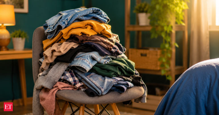 Psychology says people who keep clothes on a chair aren't untidy, they may be creating a practical middle ground