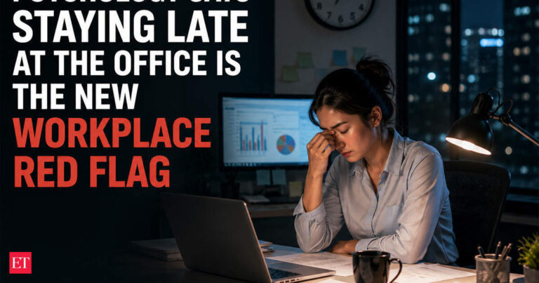 Psychology says staying late at the office is the new workplace red flag