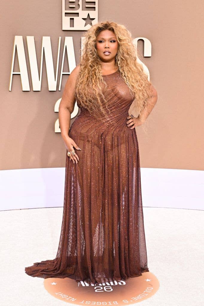 photo of lizzo in sheer gown bet awards june 2026