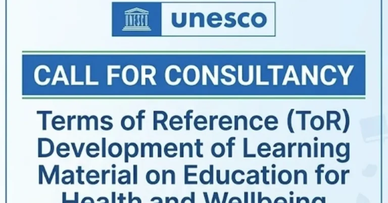 Development of Learning Material on Education for Health and Wellbeing Development of Learning Material on Education for Health and Wellbeing