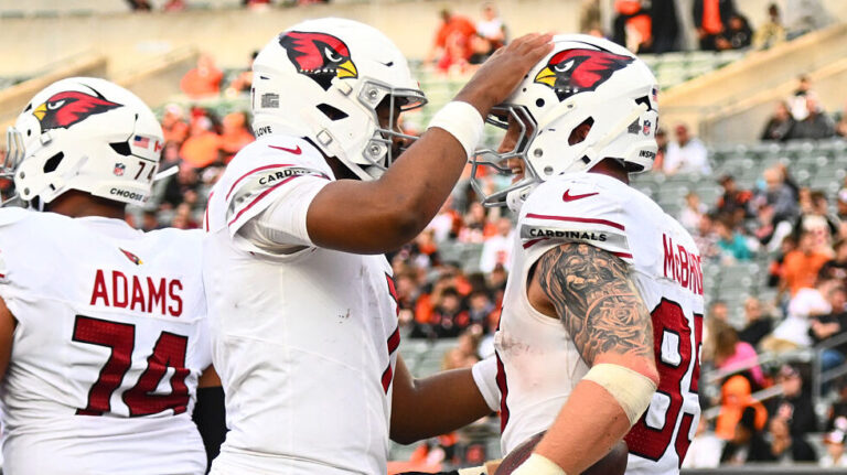 Jacoby Brissett links up with Cardinals playmakers for offseason workout