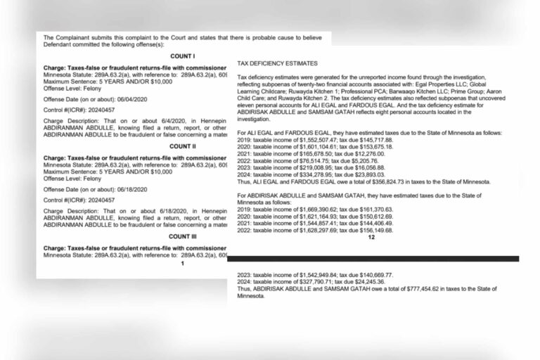 Two couples charged in alleged tax fraud scheme involving ties to child care and nutrition programs Two couples charged in alleged tax fraud scheme involving ties to child care and nutrition programs