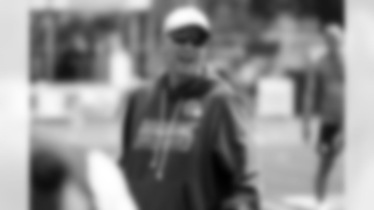 Head Coach Todd Monken during a conditioning test before training camp on July 28, 2026 at CrossCountry Mortgage Campus.