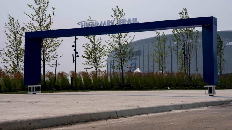 Bills debut new fitness trail surrounding Highmark Stadium Bills debut new fitness trail surrounding Highmark Stadium