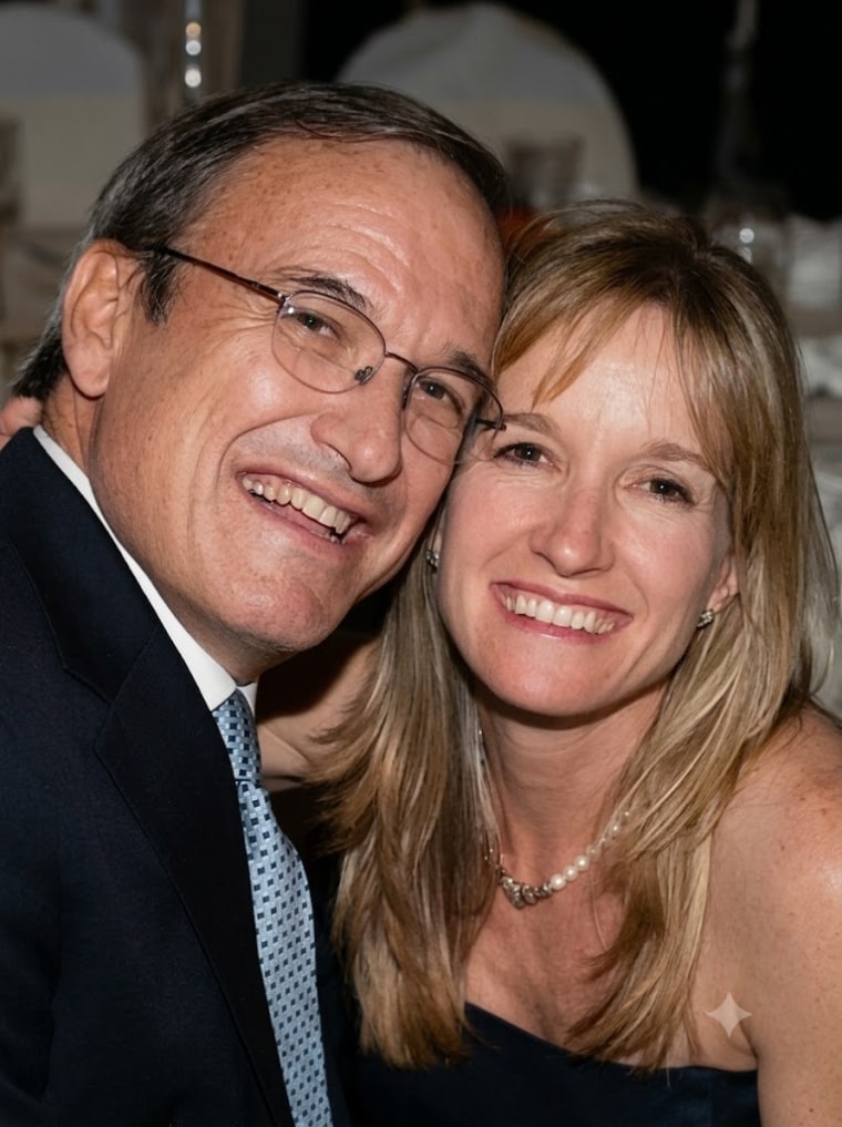 Castellanos and her late father.