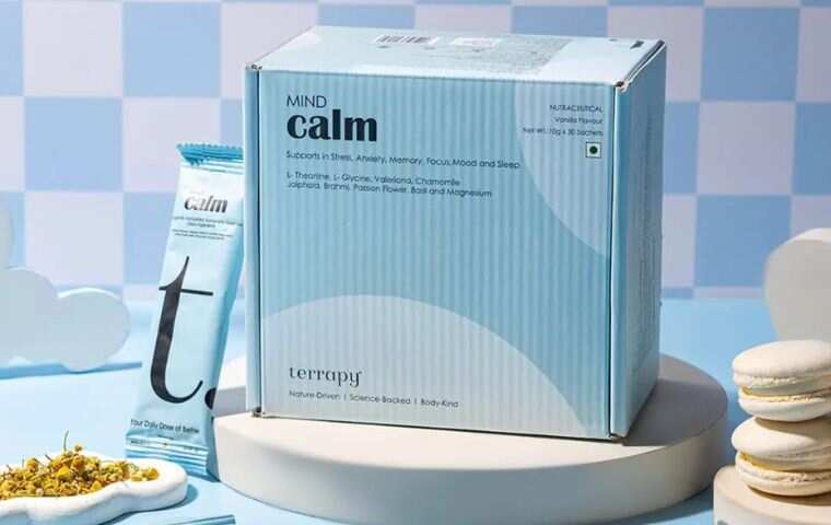 Terrapy Mind Calm Roll-On with calming essential oils for relaxation and mindfulness on the go.