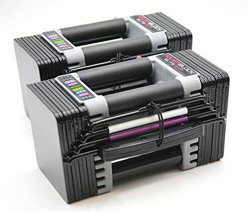 PowerBlock Elite EXP Adjustable Dumbbells (Pair, 5-50lb)