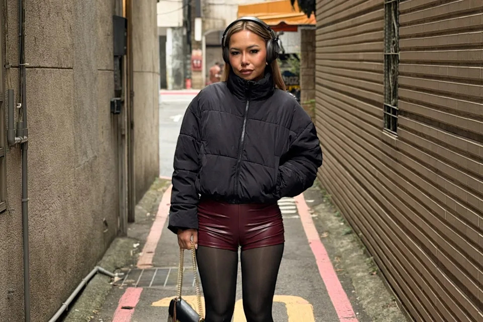 Vanessa pictured in an alley
