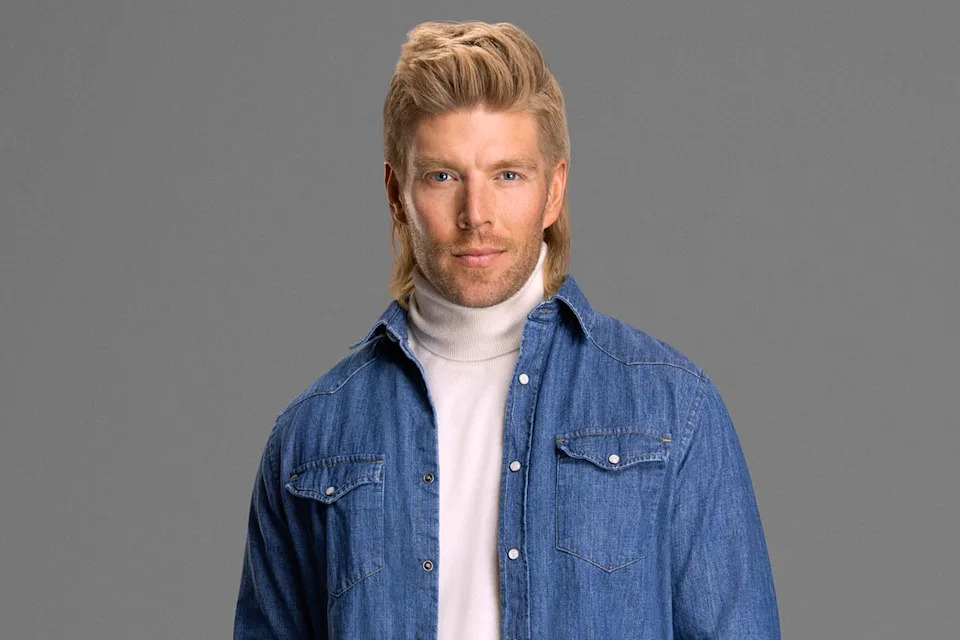 Kyle Cooke with his mulletCredit: Rodolfo Martinez/Bravo
