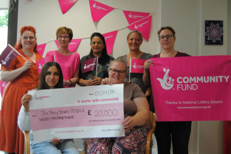 Mary Stevens Hospice celebrates National Lottery funding for patient wellbeing