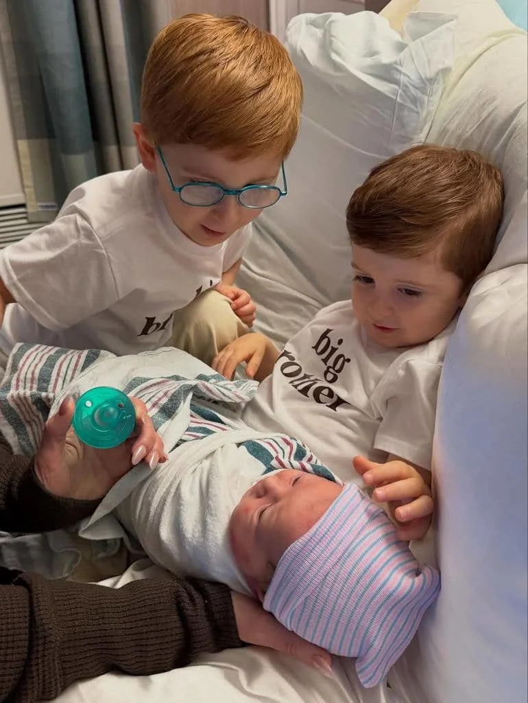Meghan trainor kids Riley and Barry mikey