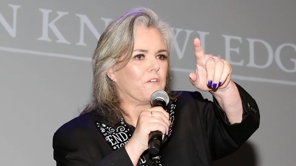 rosie o'donnell pointing talking
