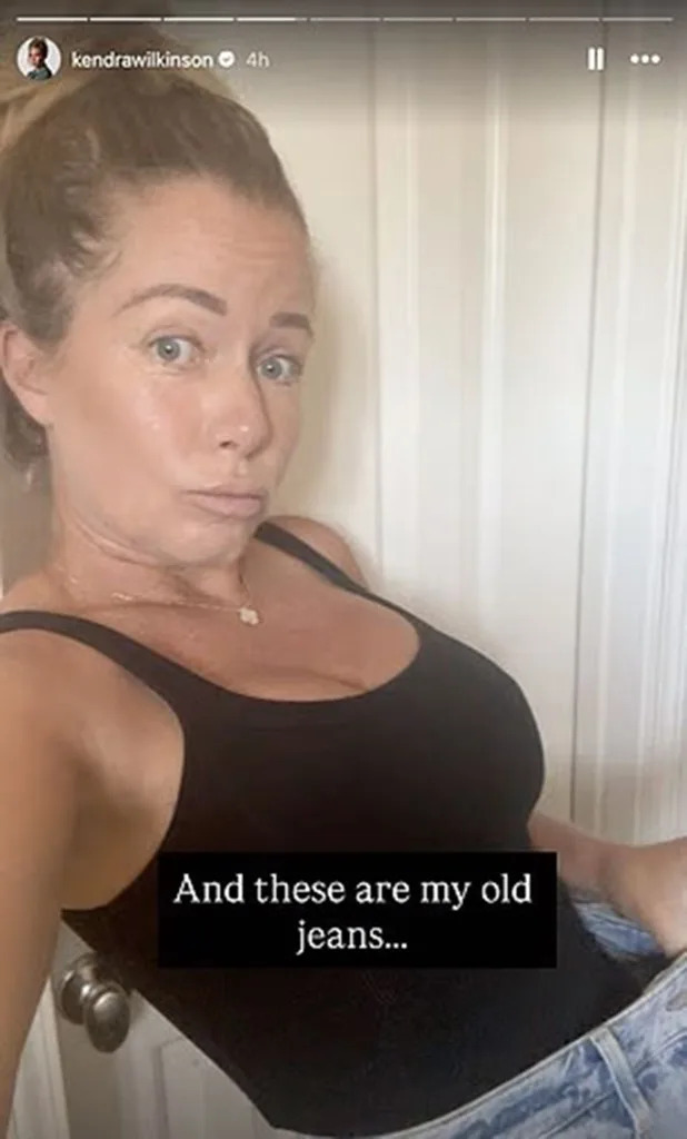She even revealed that she dropped more than two dress sizes. kendrawilkinson/Instagram