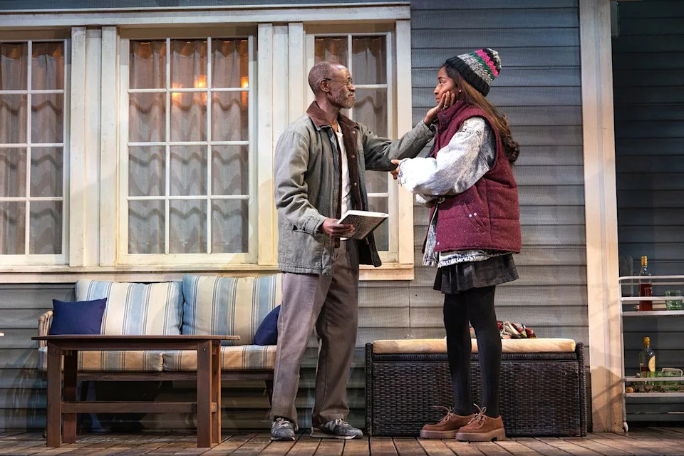 Don Cheadle and Ayo Edebiri in 'Proof' on BroadwayCredit: Matthew Murphy