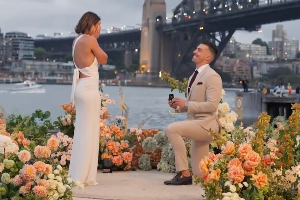 Stella and Filip at Sydney Harbour