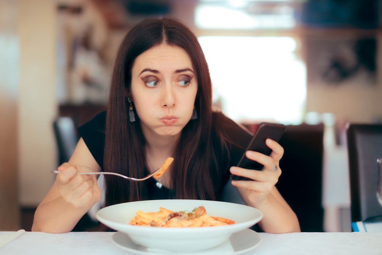 For younger people, getting off the phone and eating in company can prove a surprising booster of wellbeing