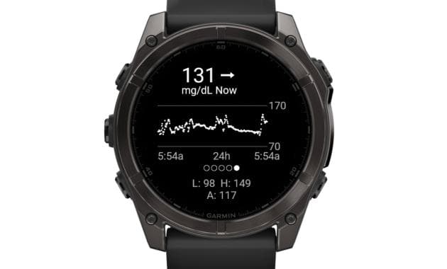Some wearable devices can display glucose levels from a continuous glucose montior. Others without a display show health data that can support diabetes management on a smartphone app.