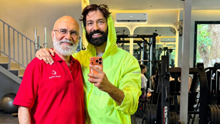 Nakuul Mehta’s father works out in the gym: ‘Inspired by my junior’ Nakuul Mehta’s father works out in the gym: ‘Inspired by my junior’