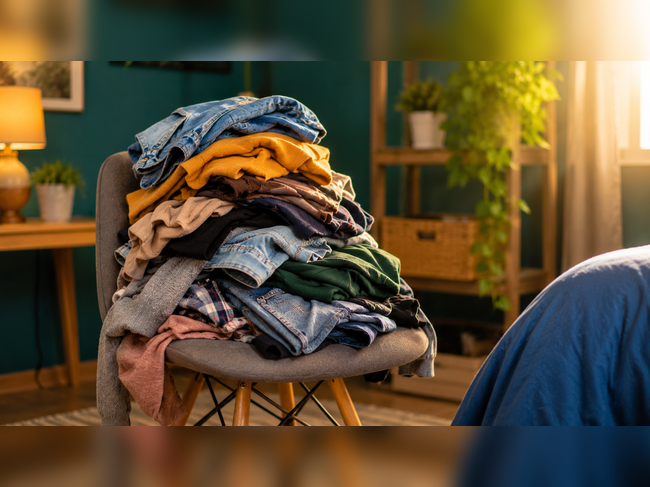 Psychology says people who keep clothes on a chair aren't untidy, they may be creating a practical middle ground