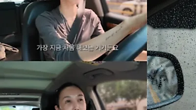 Uhm Tae Woong watches daughter Ji-on head to school on a rainy day