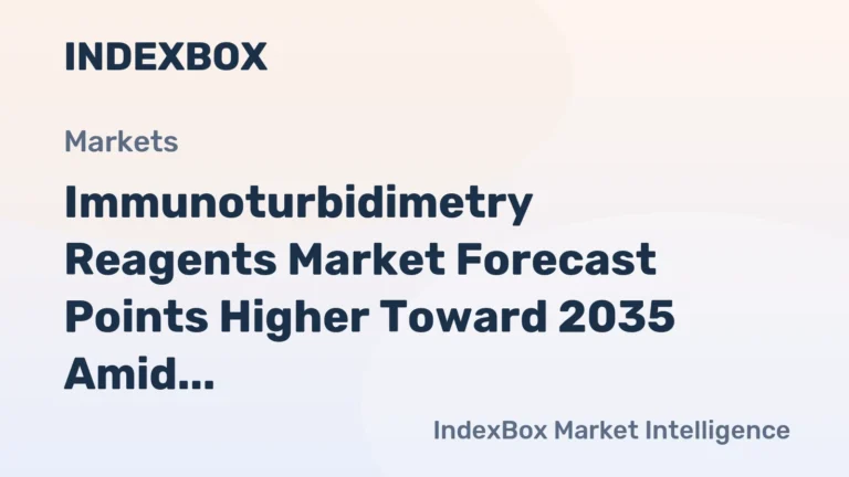 Immunoturbidimetry Reagents Market Growth to Accelerate by 2035 Driven by Clinical Automation Expansion – News and Statistics Immunoturbidimetry Reagents Market Growth to Accelerate by 2035 Driven by Clinical Automation Expansion - News and Statistics