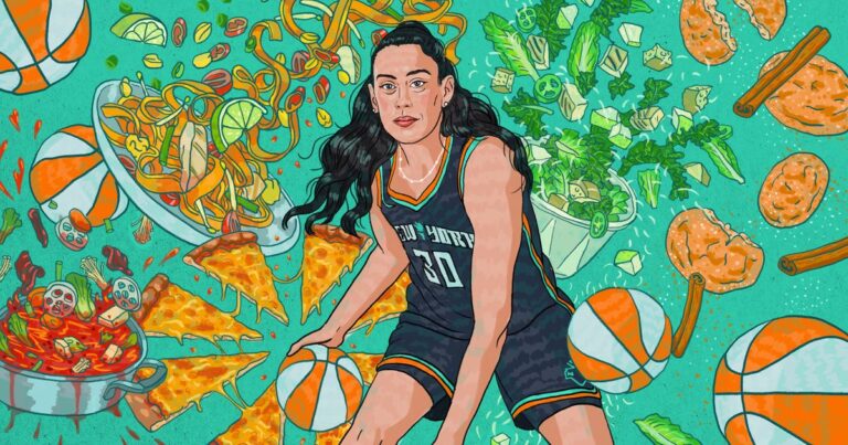 Breanna Stewart Celebrates a Win With Veal Parm Breanna Stewart Celebrates a Win With Veal Parm