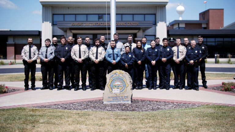 Graduates of KLETC’s 360th Basic Training Class take oath of office