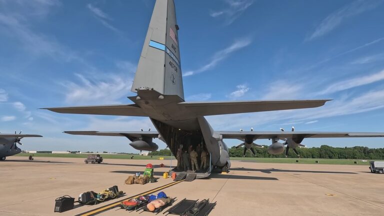 166th Operations Group conducts preflight mission briefing during Exercise Castaway 26-6