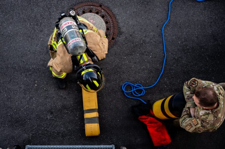 Forged by fire: 86th CES firefighters train for the call Forged by fire: 86th CES firefighters train for the call