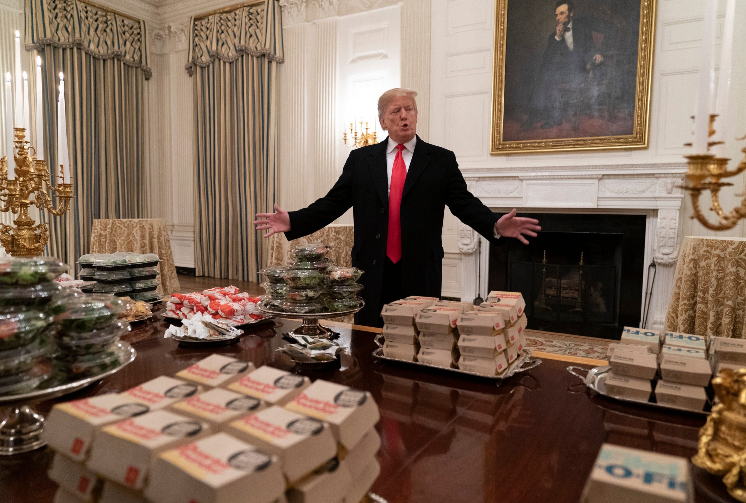 Trump’s physicians have often recommended that the president (pictured at the White House in January 2019) diet and exercise more to lose unnecessary weight