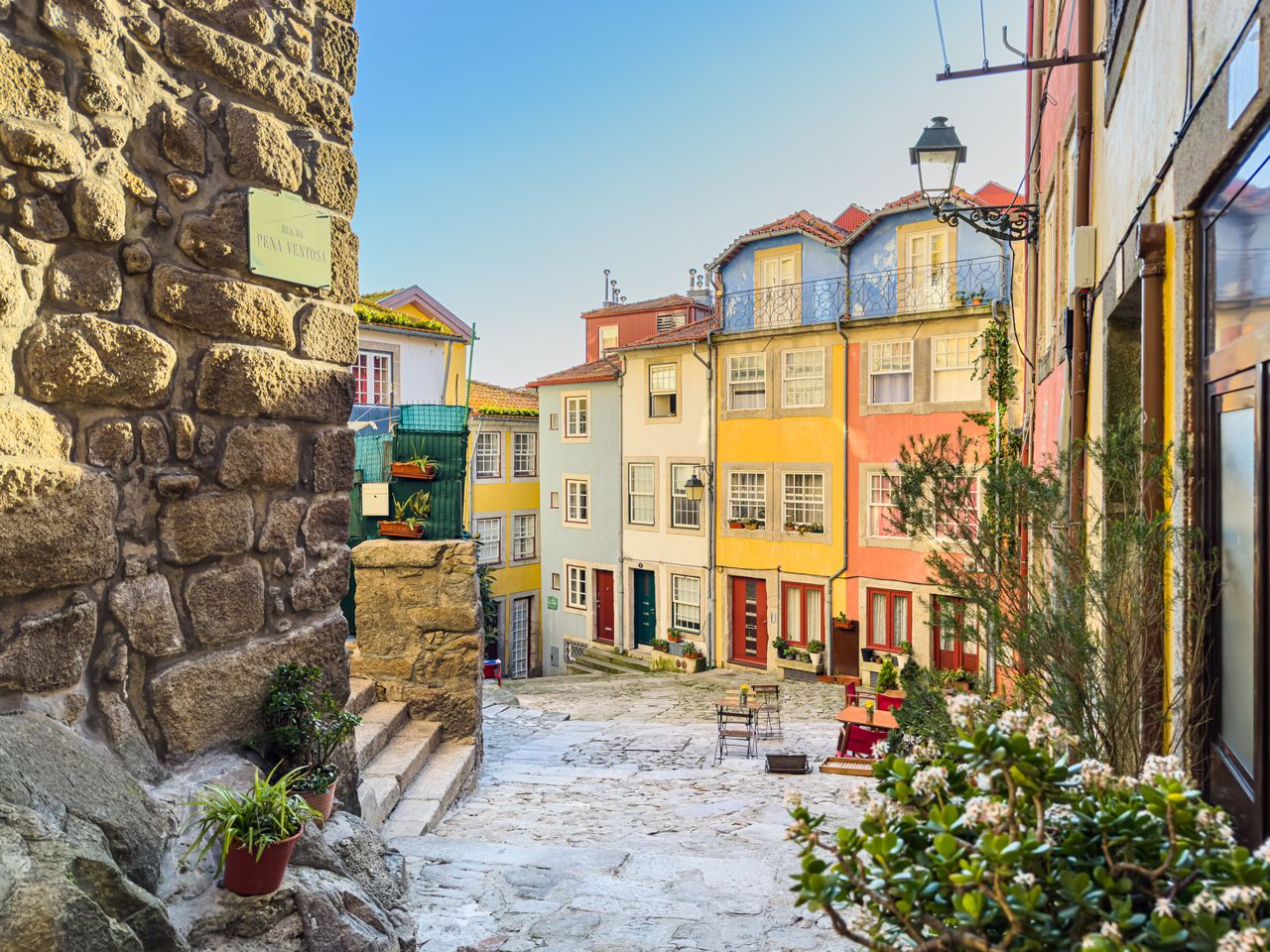 Largo da Pena Ventosa is a picturesque square in the heart of Porto, Portugal’s old town.Credit: AnaMOMarques / Getty Images
