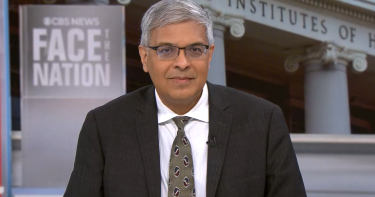 National Institutes of Health Director Dr. Jay Bhattacharya on “Face the Nation with Margaret Brennan,” Aug. 9, 2026 National Institutes of Health Director Dr. Jay Bhattacharya on "Face the Nation with Margaret Brennan," Aug. 9, 2026