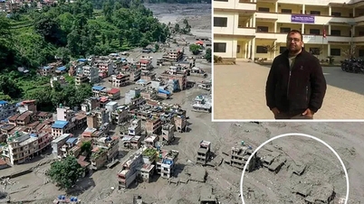 School principal rescues 900 students from deadly flash flood in Nepal.