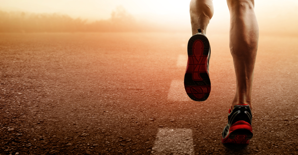 a man running, How to turn our discouragement into God’s transforming strength