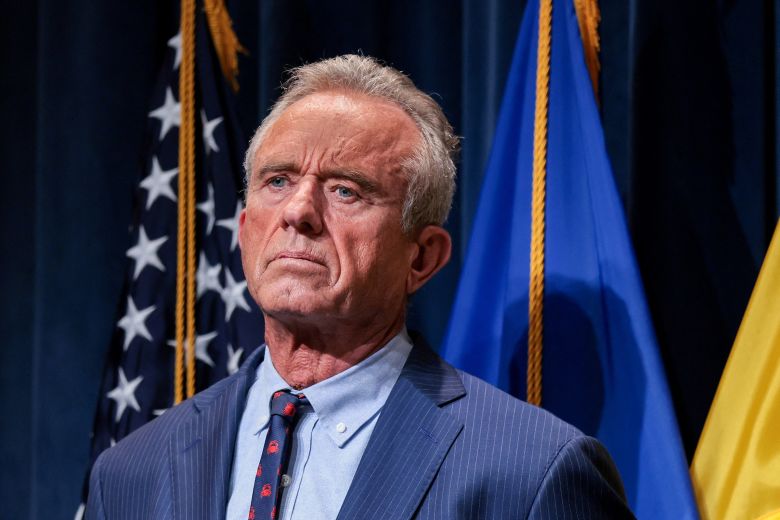 US Secretary of Health and Human Services Robert F. Kennedy Jr. attends a press conference in Washington, DC, on July 21.