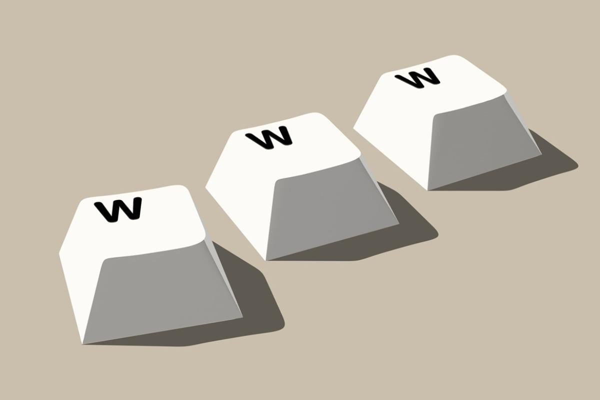 W keys from a keyboard