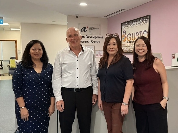 Haleon and A*STAR IHDP are expanding their collaboration to study the effects of multivitamin and mineral on Asian women, an often under-represented group in global nutrition research. In photo (L-R): Dr Mya Thway Tint, Principal Investigator at A*STAR IHDP; Dr Johan Eriksson, Executive Director at A*STAR IHDP; Alicia Ng, APAC & ISC R&D Lead at Haleon; and Dr Sheryl Tan, APAC & ISC Medical and Scientific Affairs Lead at Haleon.