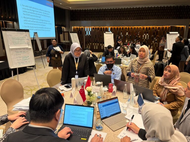 WHO works with ASEAN to put food safety emergency systems to the test