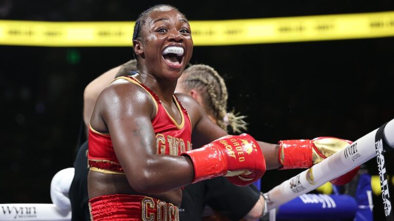 Claressa Shields’ Extreme Weight Loss Revealed After TKO vs. Kaye Scott to Win WBC, WBA Titles Claressa Shields' Extreme Weight Loss Revealed After TKO vs. Kaye Scott to Win WBC, WBA Titles