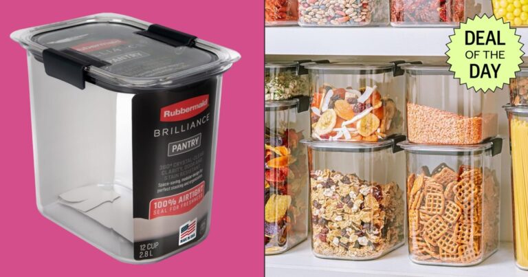 This super popular food storage container from Rubbermaid is more than 25% off and less than $15
