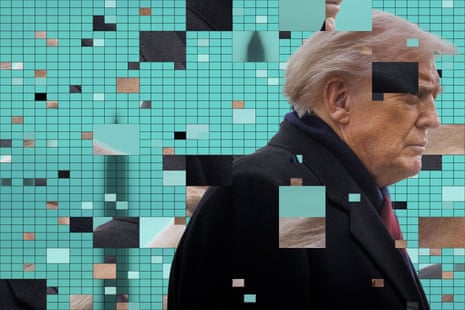 Collage of Donald Trump