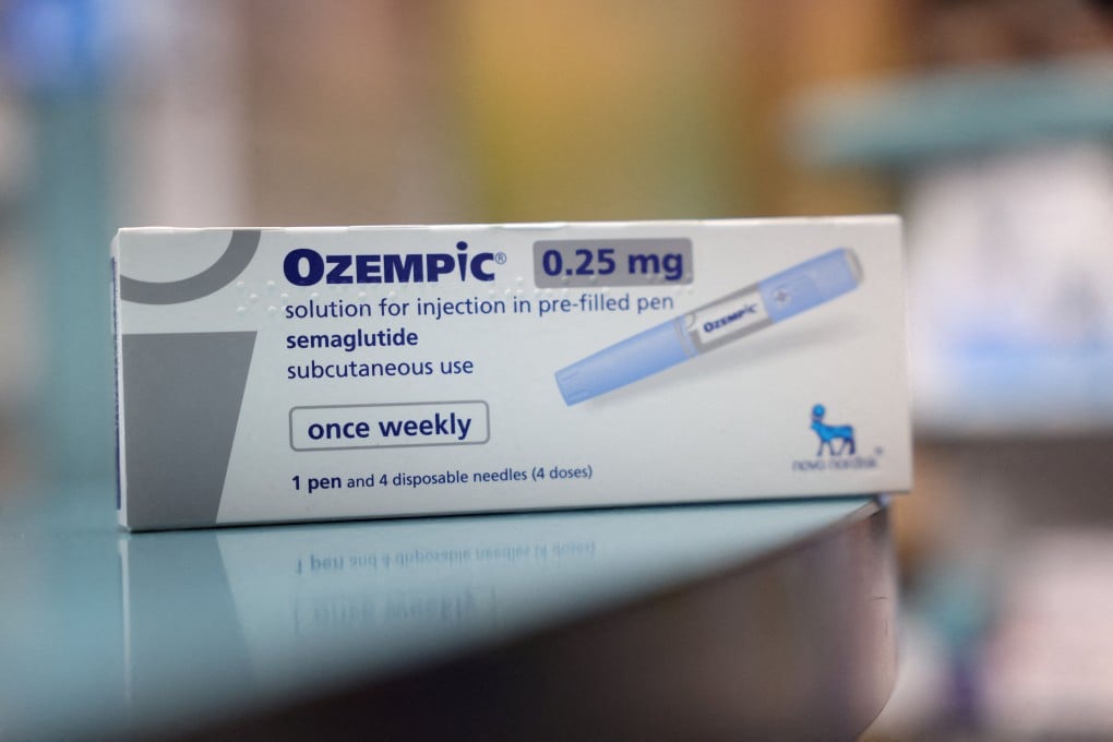 A box of Ozempic made by Novo Nordisk is seen at a pharmacy in London. Photo: Reuters