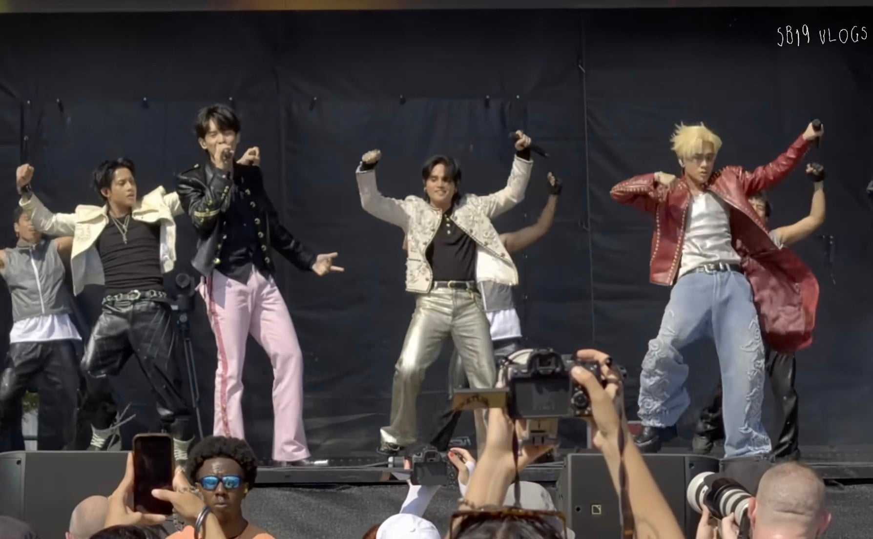 Filipino boyband SB19 perform at this year’s Lollapalooza in Chicago in July.  Photo: YouTube/SB19 official