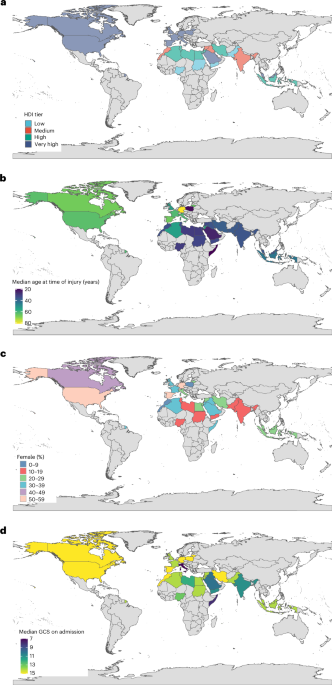Traumatic brain injury outcomes across human development index strata in 29 countries Traumatic brain injury outcomes across human development index strata in 29 countries